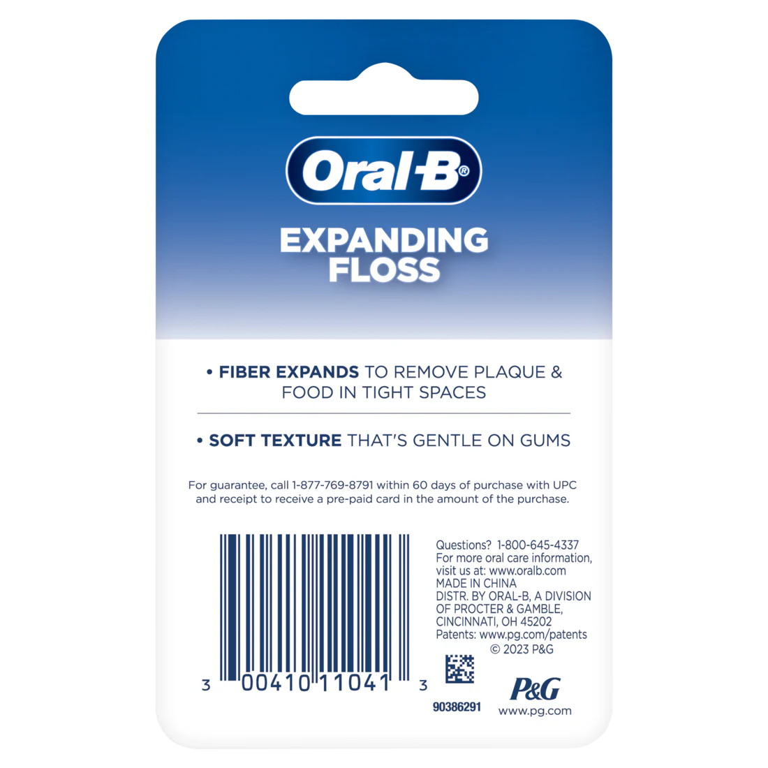 Oral-B Expandable Dental Floss Mint Expands For A Deep Clean 50m/54.6yd - 1ct/48pk - Image 2