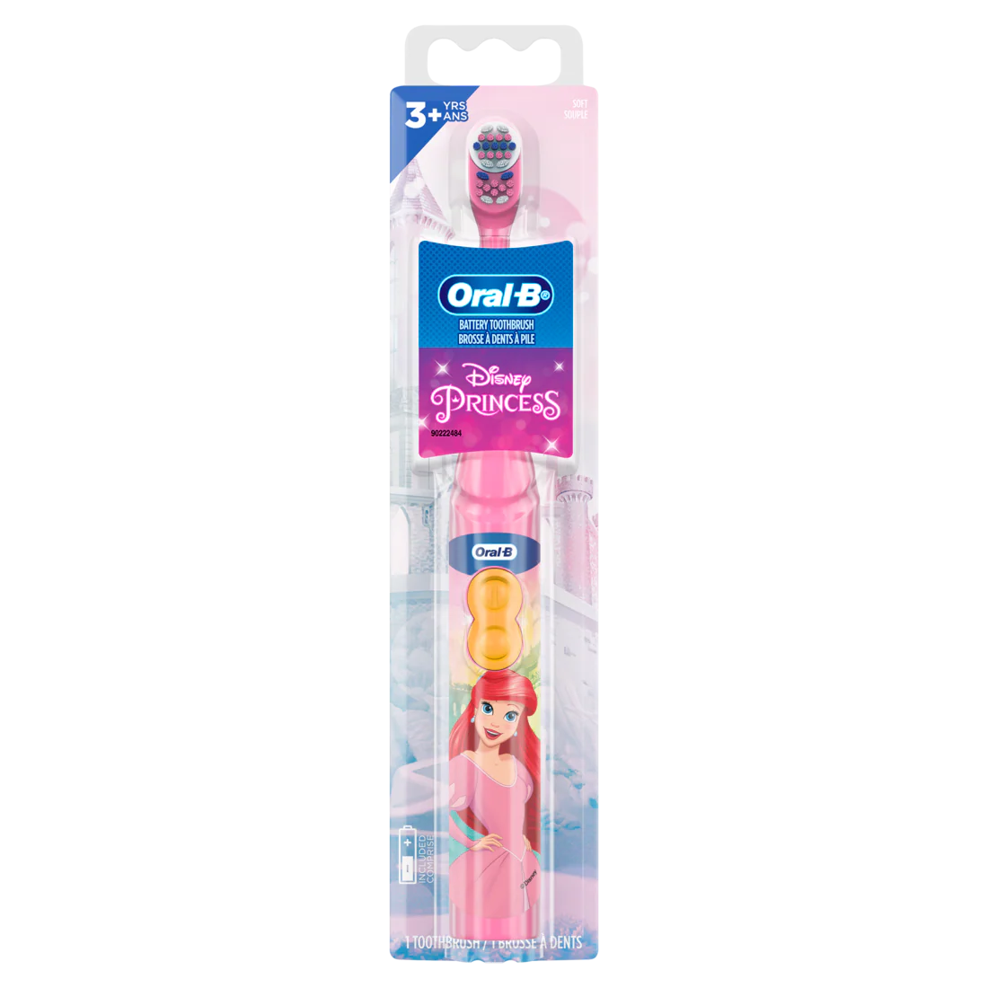 Oral-B Kid's Battery Toothbrush featuring Disney's Little Mermaid Soft Bristles - 1ct/24pk