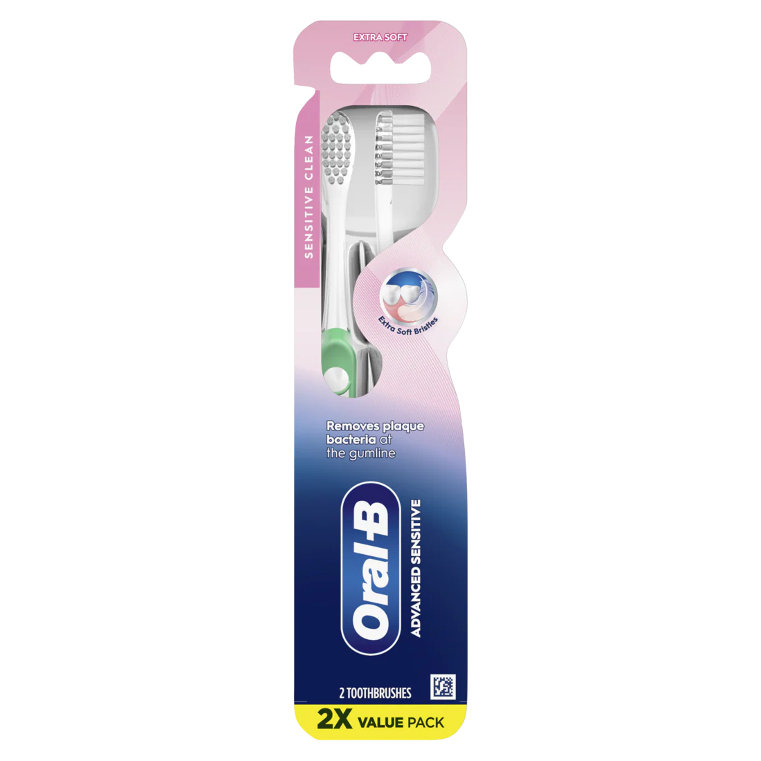 Oral-B Advanced Sensitive Toothbrushes Extra Soft - 2ct/6pk