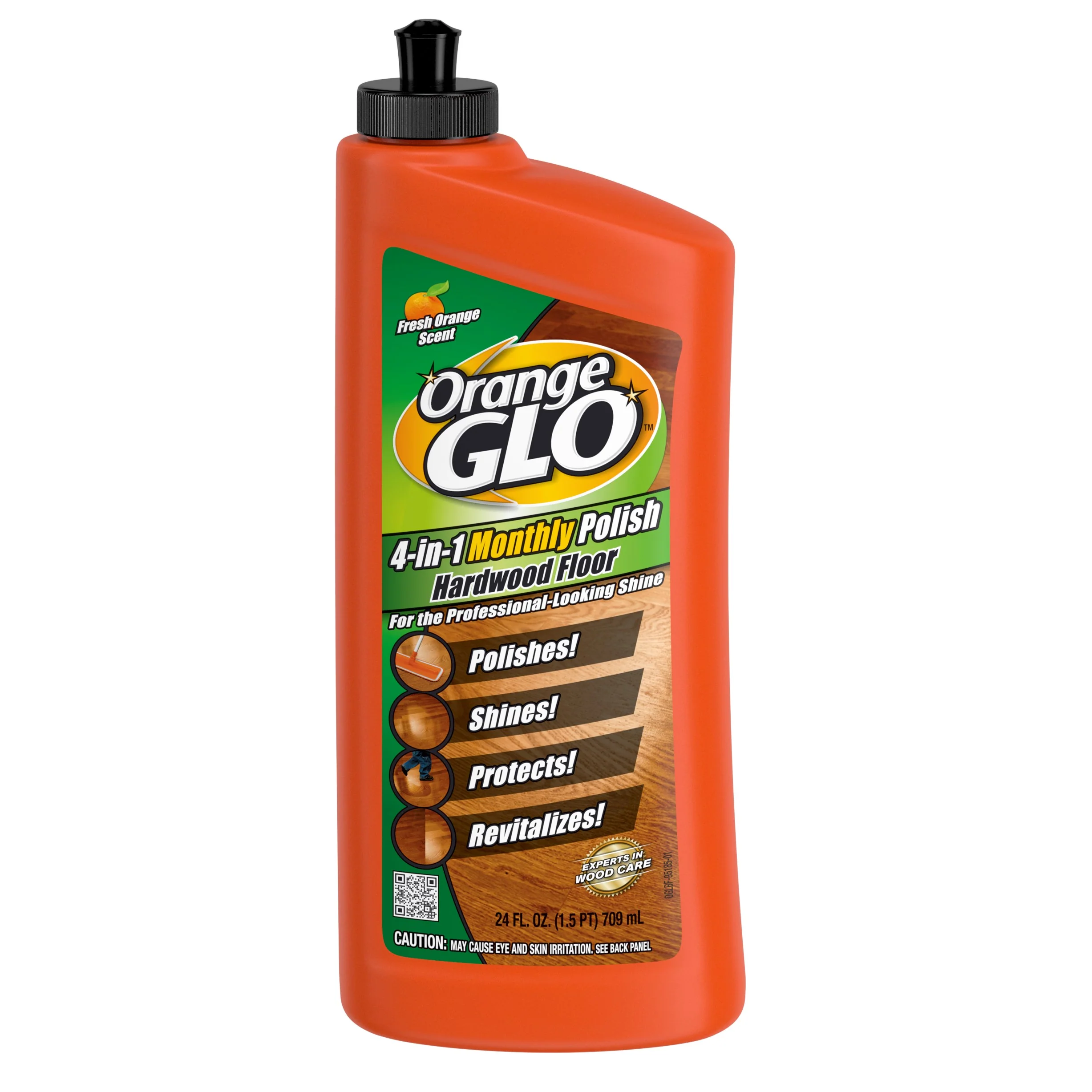 Orange Glo Hardwood Floor 4-in-1 Monthly Polish - 24oz/6pk