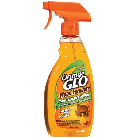 Orange Glo Wood Furniture 2-in-1 Clean & Polish (Spray) - 16oz/6pk