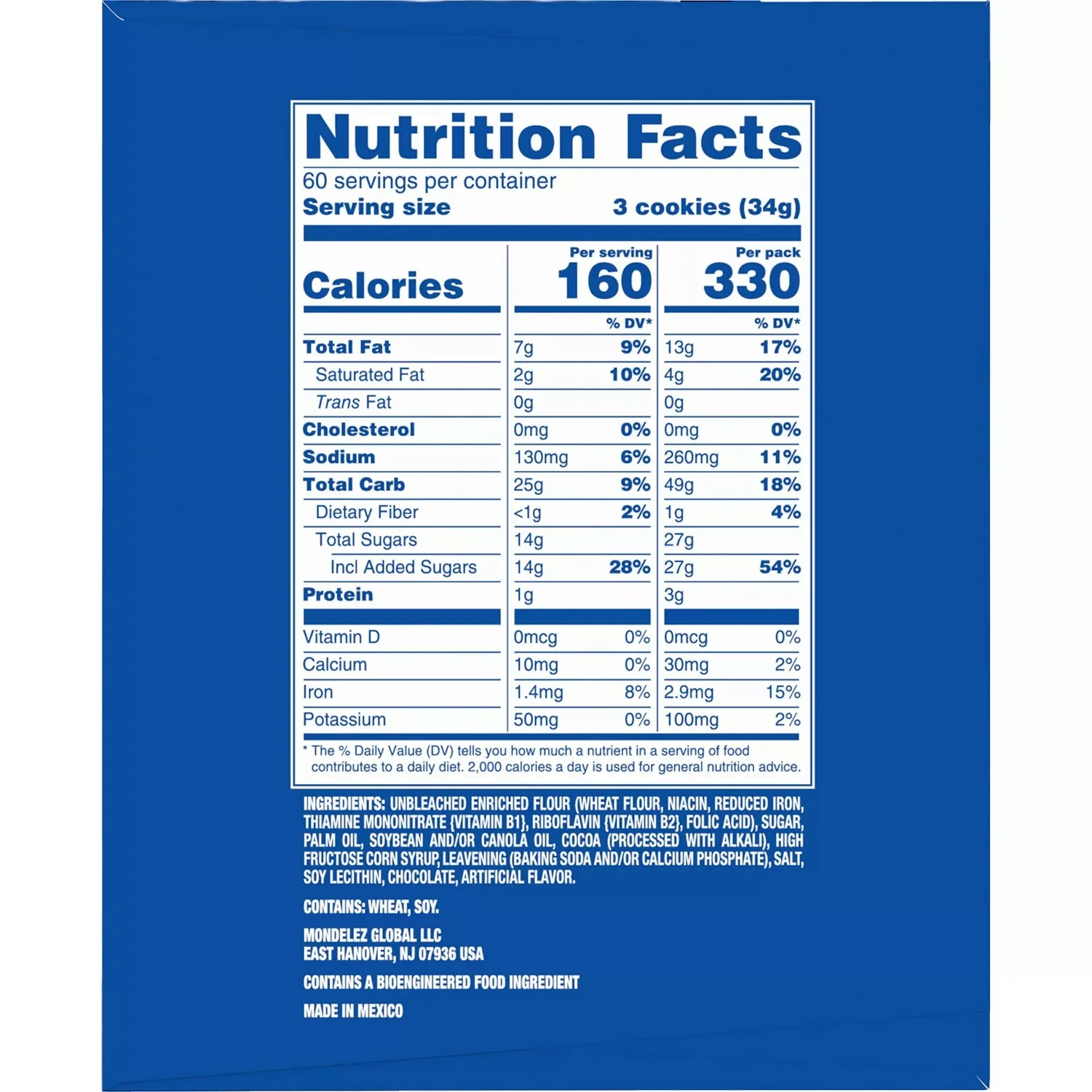 OREO Chocolate Sandwich Cookies - 2.4oz/30pk - Image 2