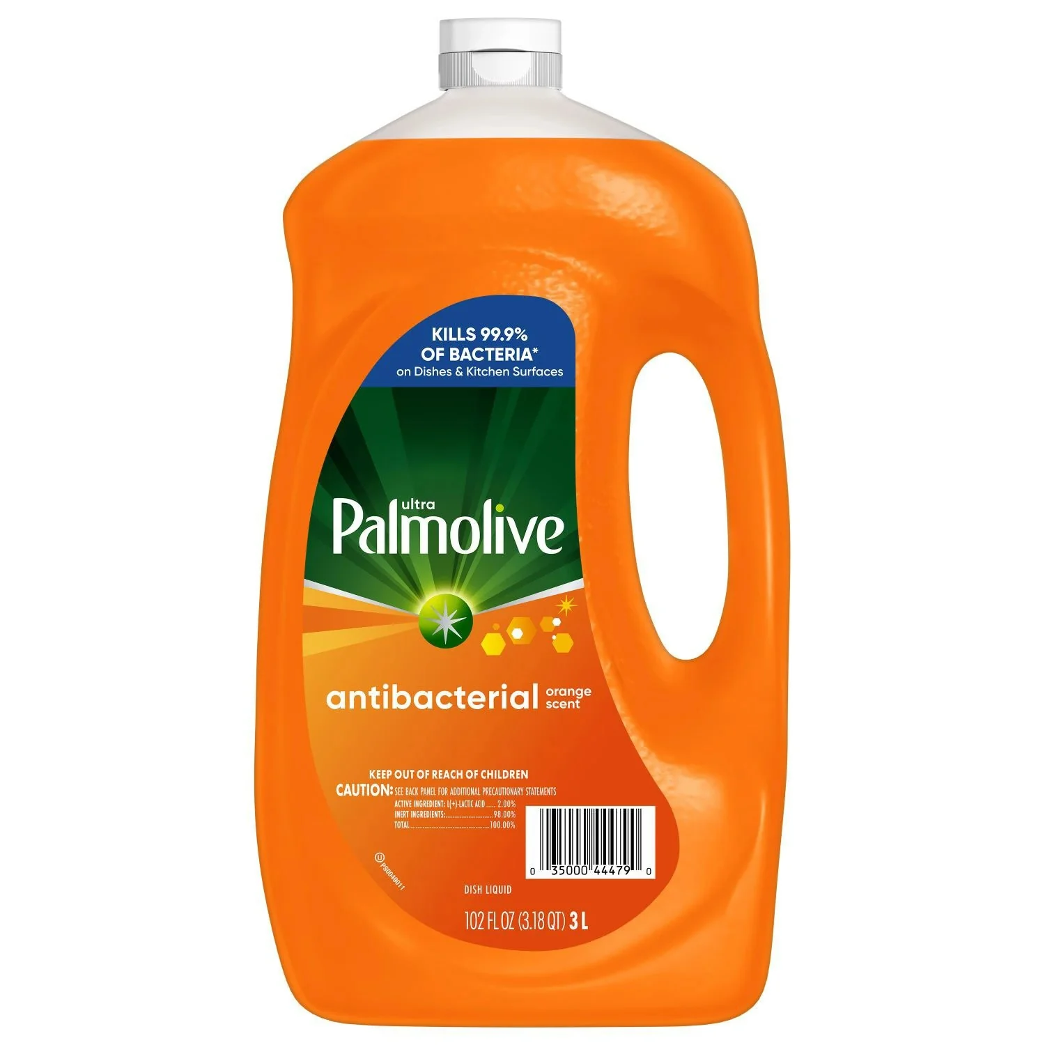 Palmolive Antibacterial Dishwashing Liquid Dish Soap Orange - 102oz/6pk