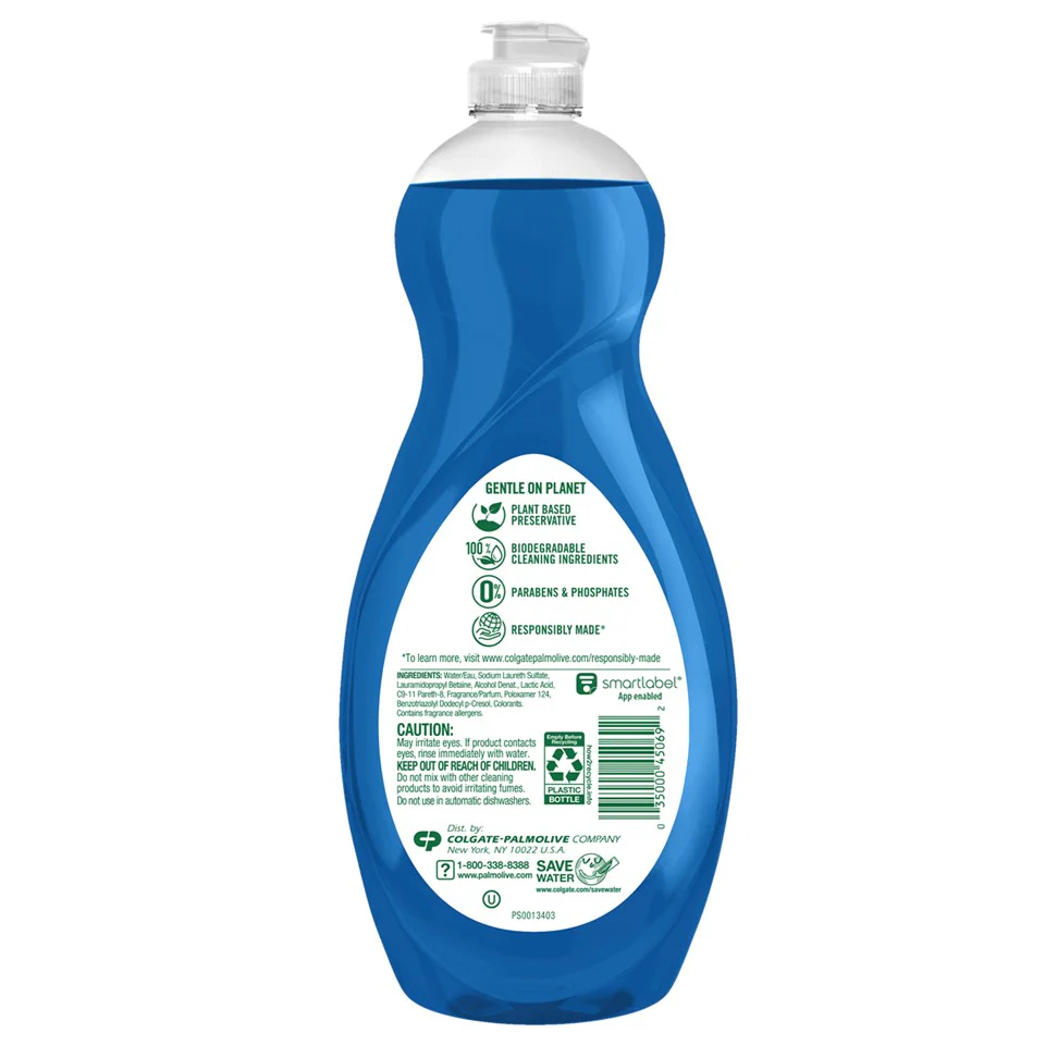 Palmolive Ultra Dish Liquid Soap Oxy Deep Grease Cutting Power - 32.5oz/9pk - Image 2