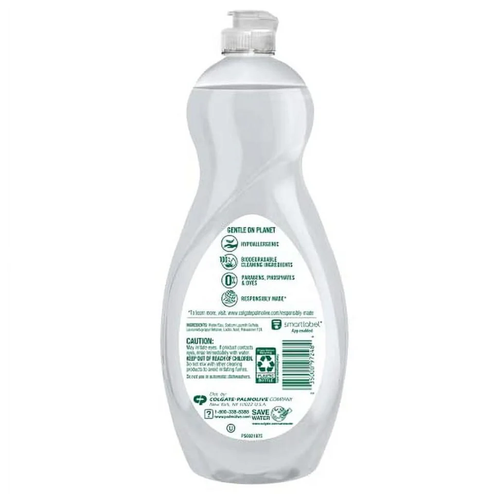 Palmolive Ultra Dish Liquid Soap Pure & Clear Fragrence Free - 32.5oz/9pk - Image 2