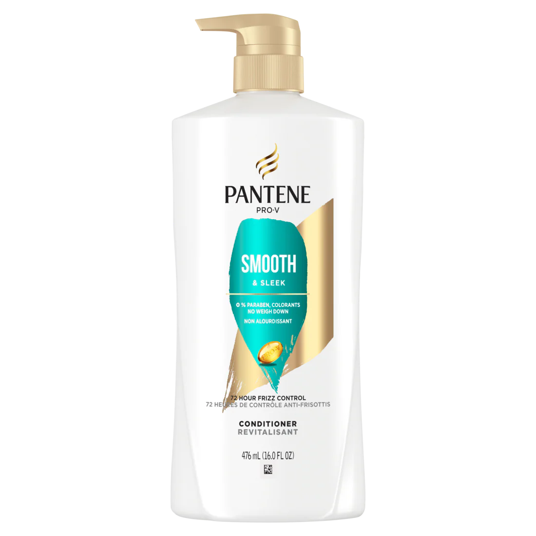 Pantene Smooth & Sleek 72 HR Smoothness Conditioner - 16oz/4pk