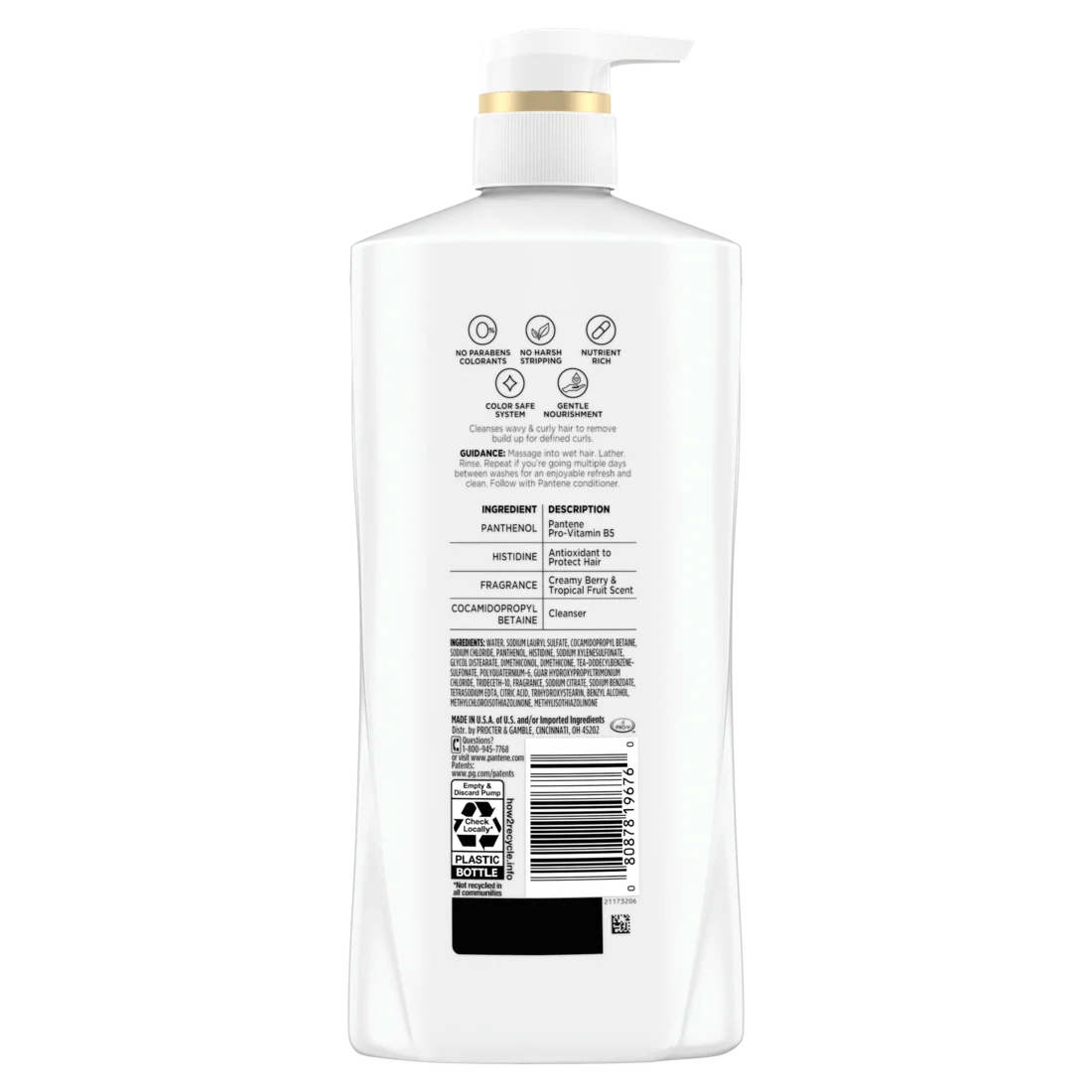 Pantene 72HR Curl Perfection Shampoo - 27.7oz/4pk - Image 2