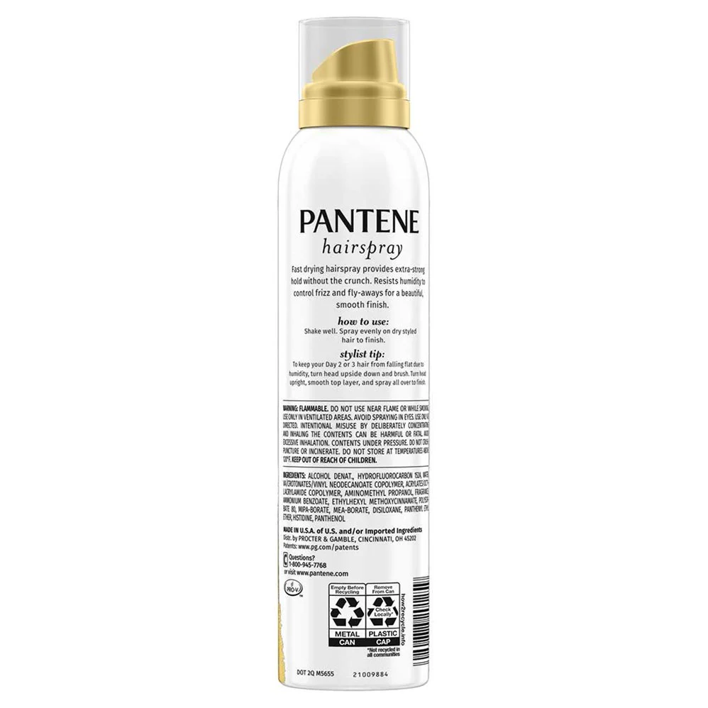 Pantene Pro-V Extra Strong Hold Level 5 Hairspray - 7oz/12pk - Image 2