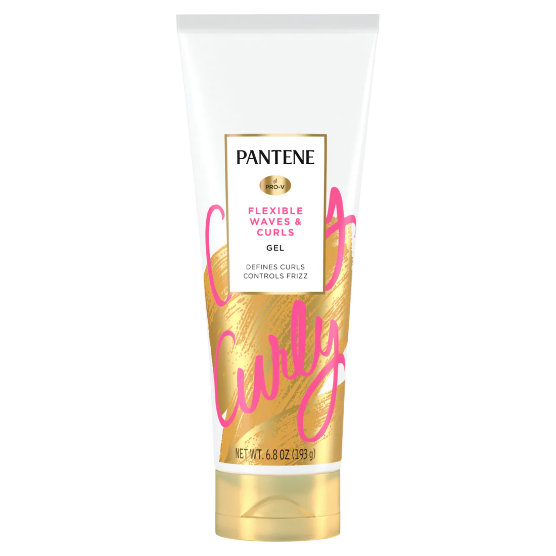 Pantene Flexible Waves & Curls Gel Tames Flyaways Defines Waves And Curls For Touchable Frizz-Free Definition - 6.8oz/12pk