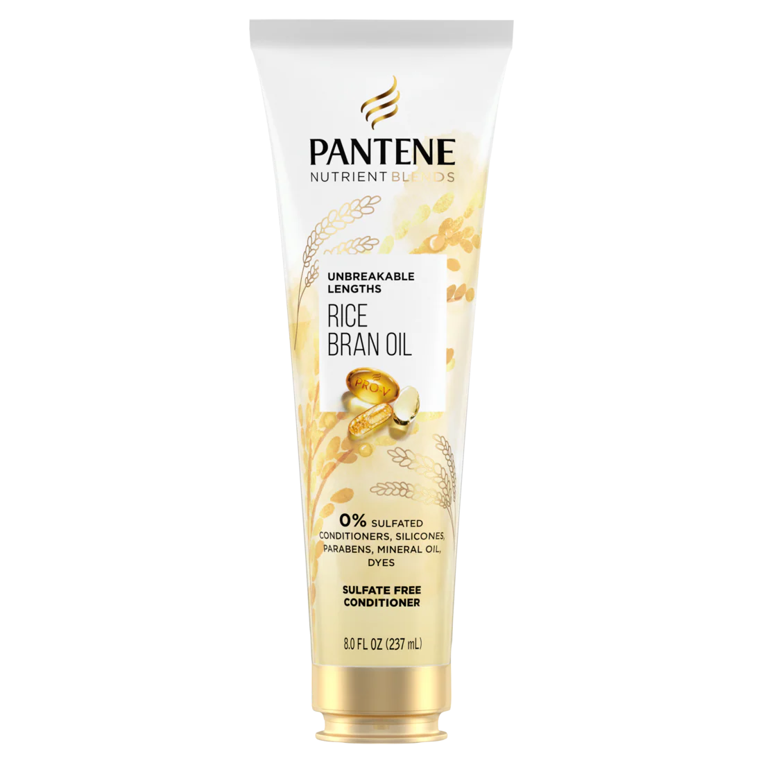 Pantene Nutrient Blends Unbreakable Lengths Rice Water Sulfate Free Conditioner - 8oz/12pk