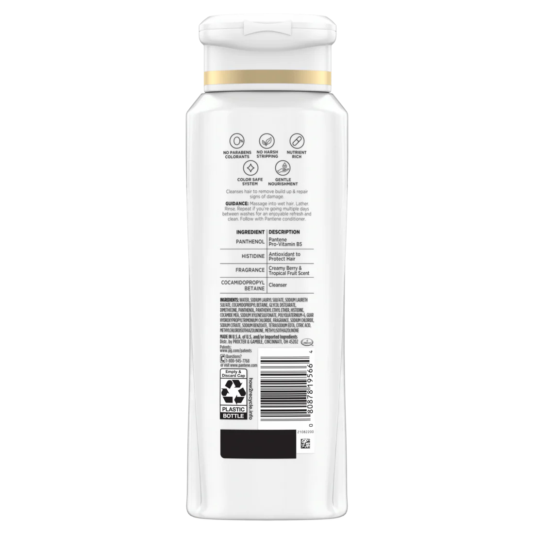 Pantene Repair & Protect 2X Breakage Protection Shampoo - 12oz/6pk - Image 2