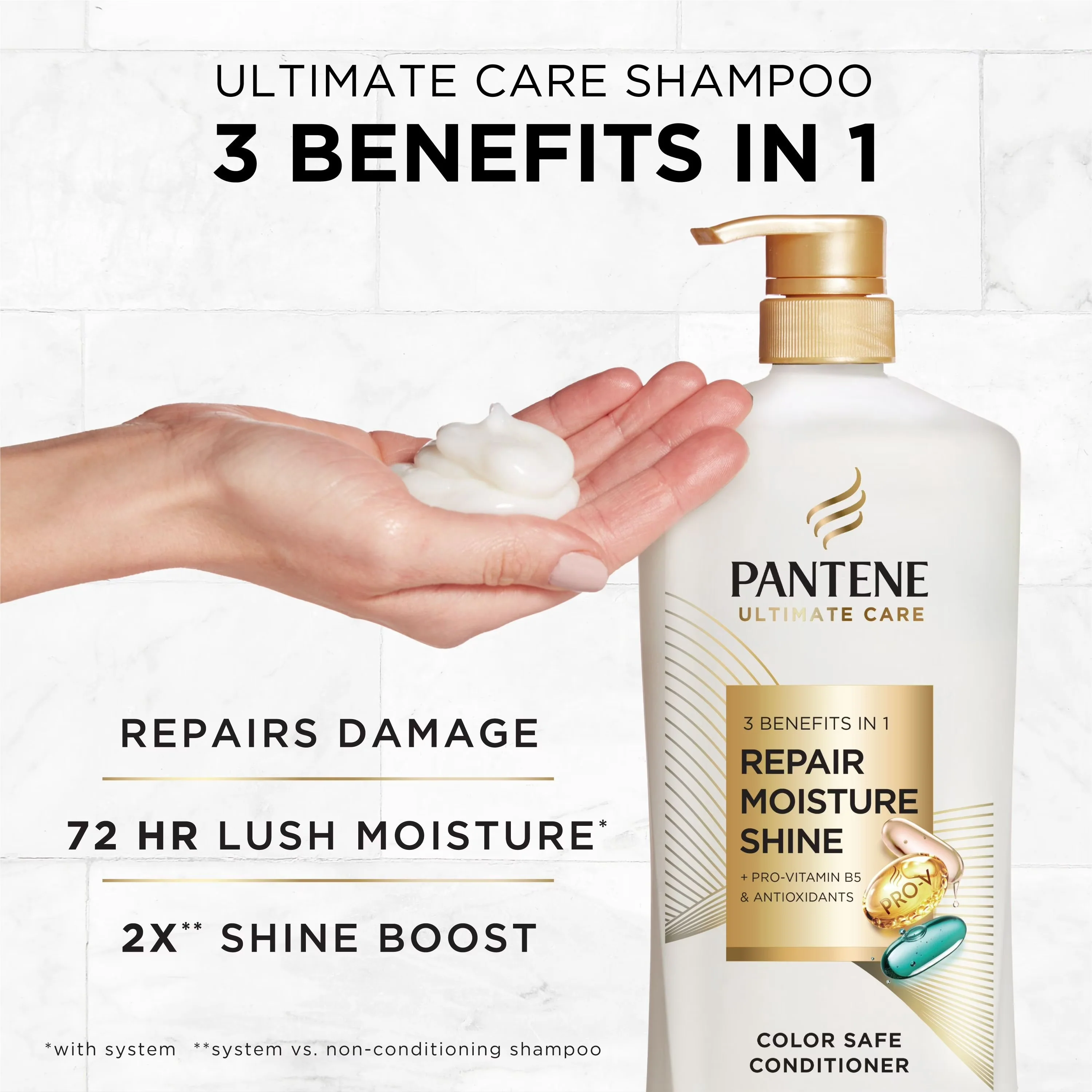 Pantene Pro-V Ultimate Care 3-in-1 Conditioner - 38.2oz/1pk - Image 2