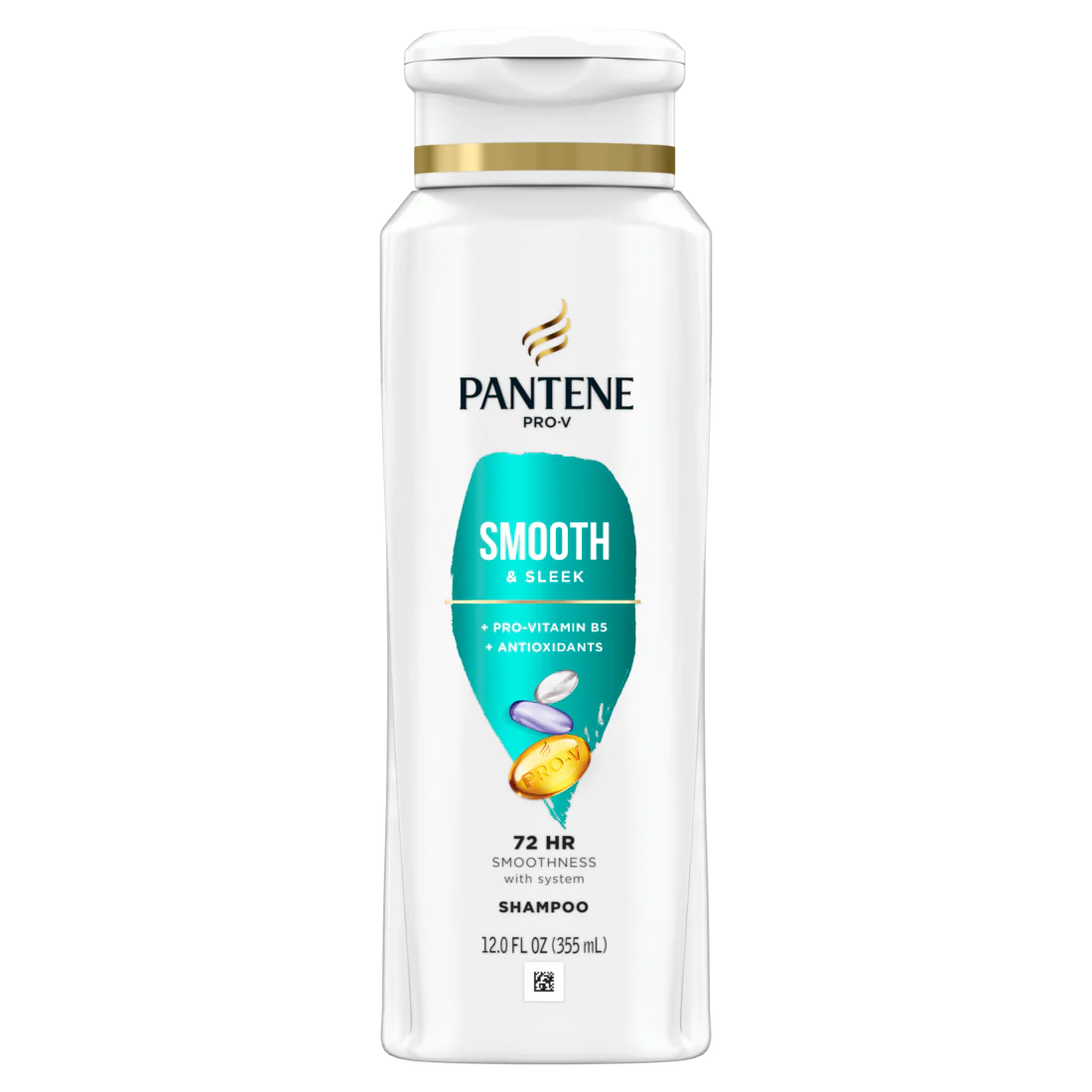 Pantene Smooth & Sleek 72 HR Smoothness Shampoo - 12oz/6pk
