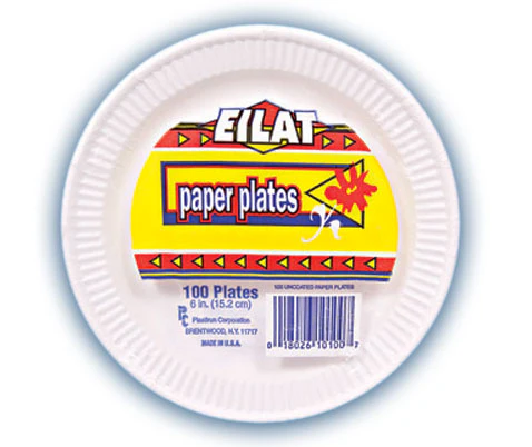 Paper Plates 6 Eilat - 100ct/10pk