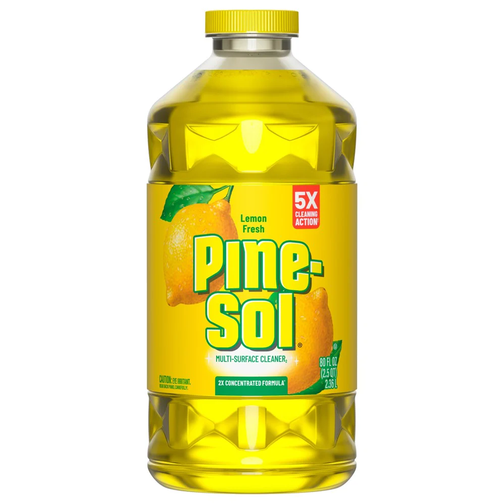 Pine Sol Cleaner Lemon Citric Acid Formula - 80oz/6pk