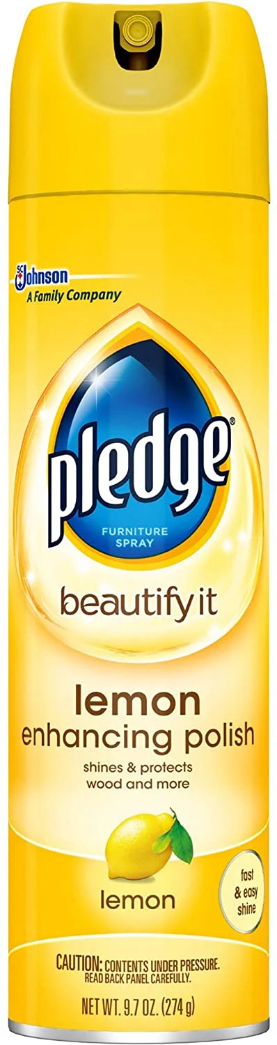 Pledge Beautify Enhancing Polish Lemon - 9.7oz/6pk