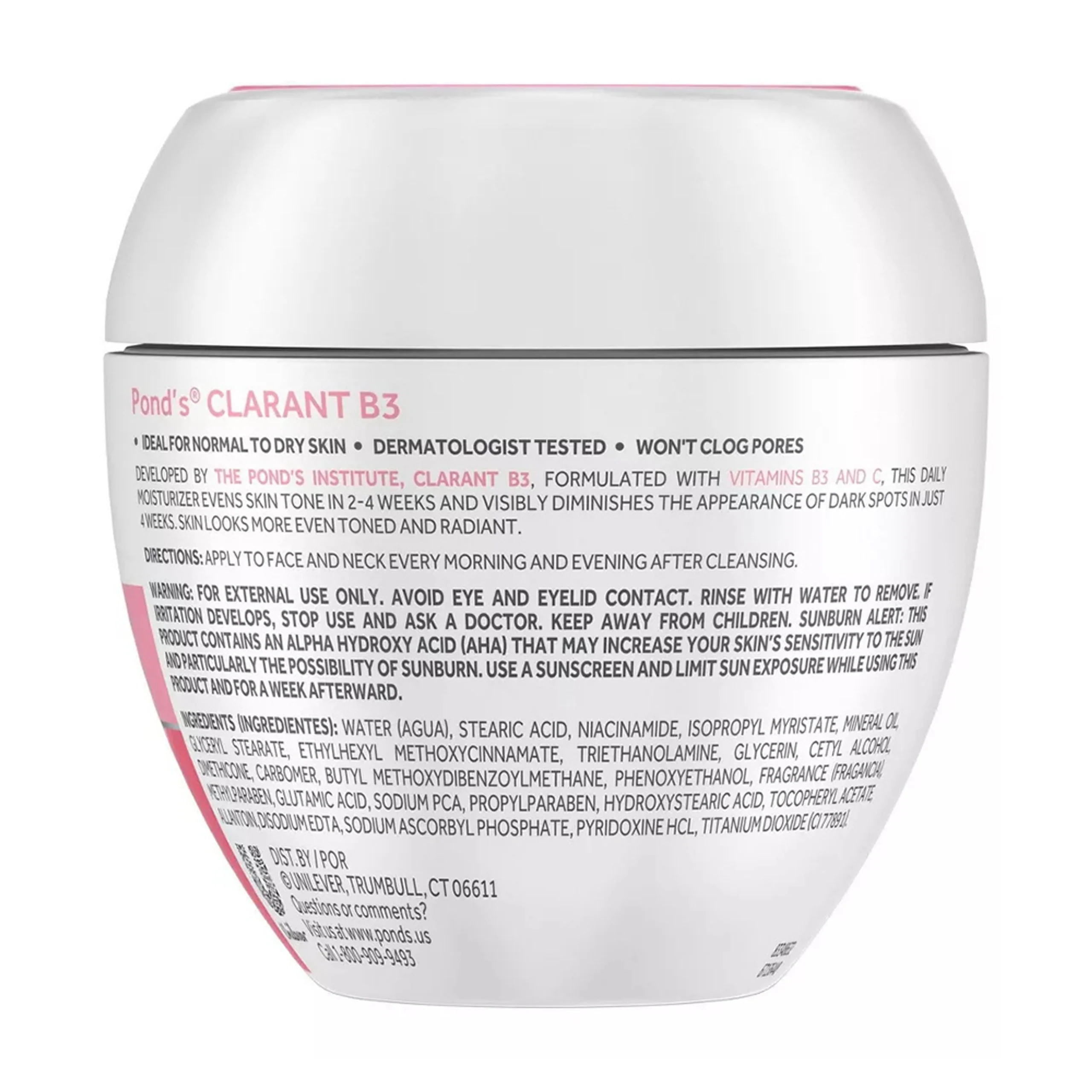 Ponds Clarant B3 Dark Spot Correcting Cream - 7oz/3pk - Image 2