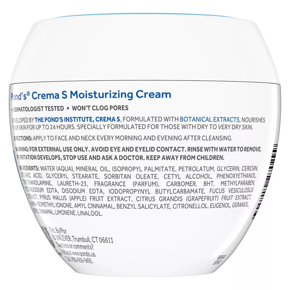 Pond's Crema S - Moisturizing Face Cream - 14.1oz/3pk - Image 2