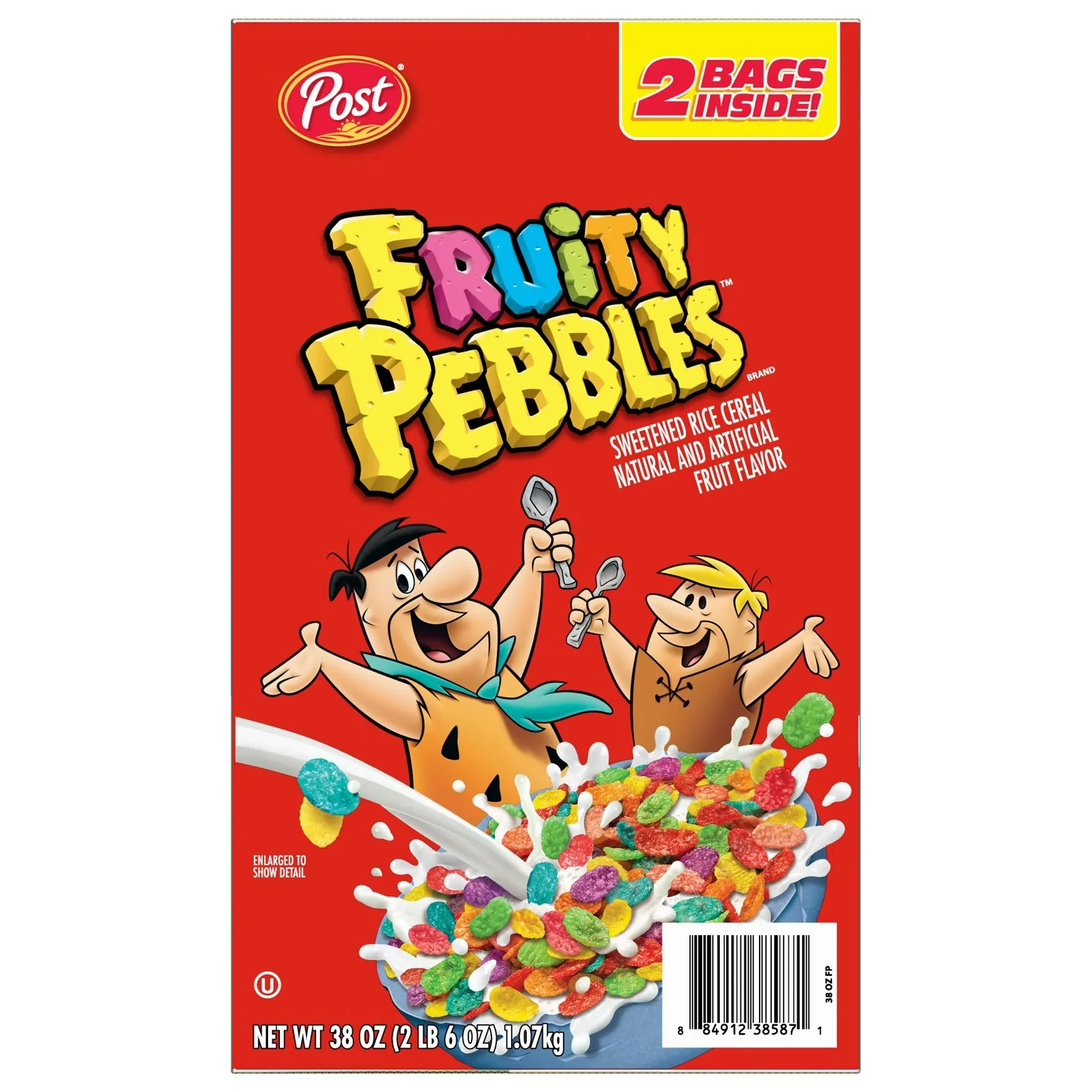 Post Fruity Pebbles Cereal - 38oz/1pk