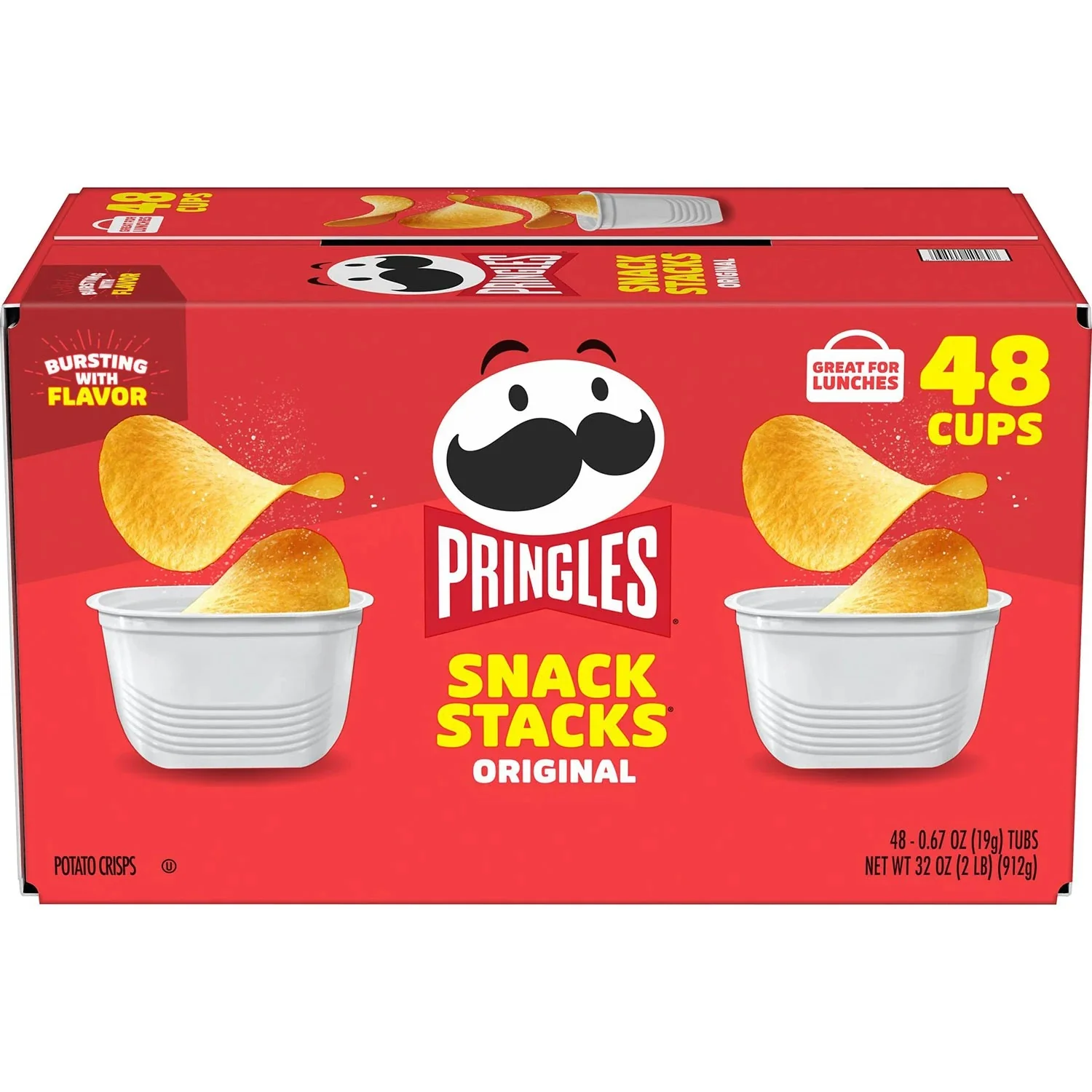 Pringles Snack Stacks Original Potato Crisps - (48x0.67)oz/1pk