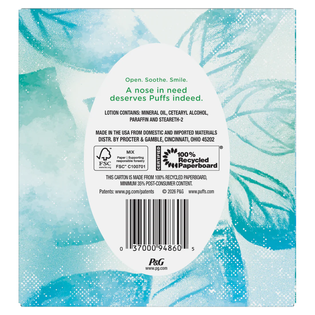 Puffs Plus Lotion Facial Tissue 1 Mega Cube 72 Tissues Per Box - 72ct/24pk - Image 2