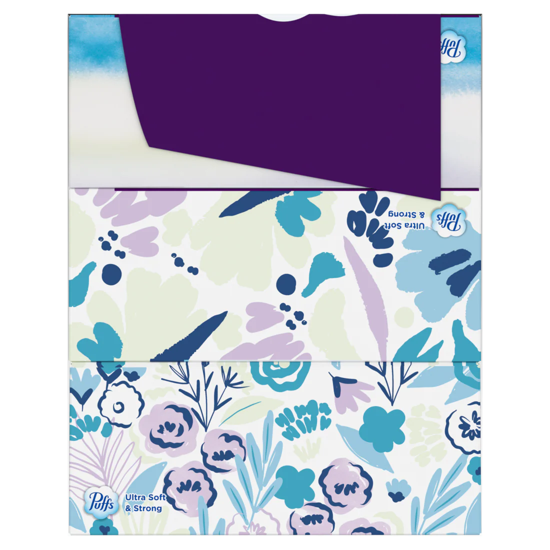 Puffs Ultra Soft Facial Tissues 6 Family Size Boxes 124 Facial Tissues Per Box - 744ct/4pk - Image 2