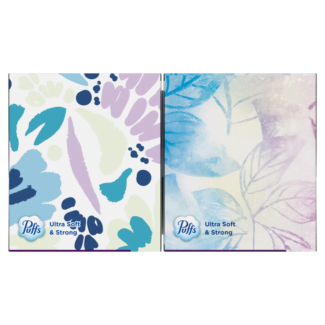Puffs Ultra Soft Facial Tissues 2 Mega Cube Box 72 Facial Tissues Per Box - 144ct/12pk - Image 2