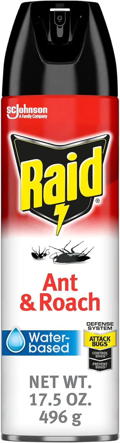 Raid Ant & Roach Killer Water Based - 17.5oz/6pk