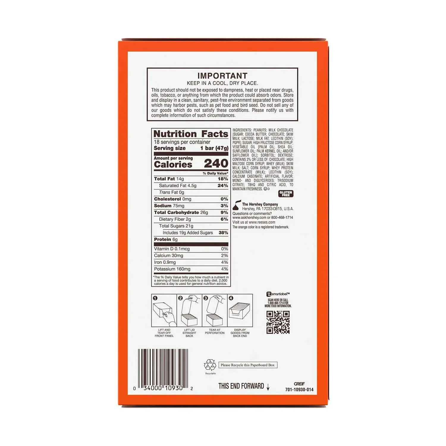 Reese's Nutrageous - (18x1.66)oz/16pk - Image 2