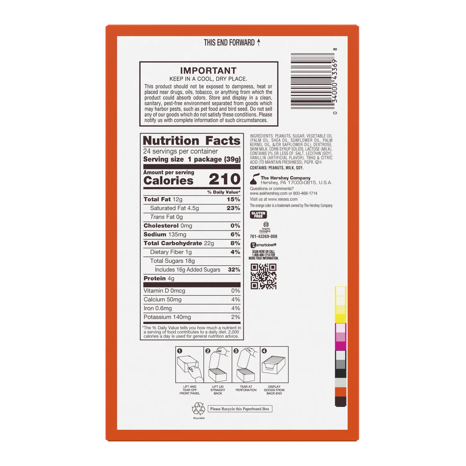 Reese's Peanut Butter Cup White - (24x1.39)oz/12pk - Image 2