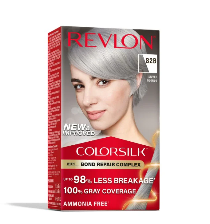 Revlon Colorsilk Hair Color #82B Silver Blonde - 1ct/3pk