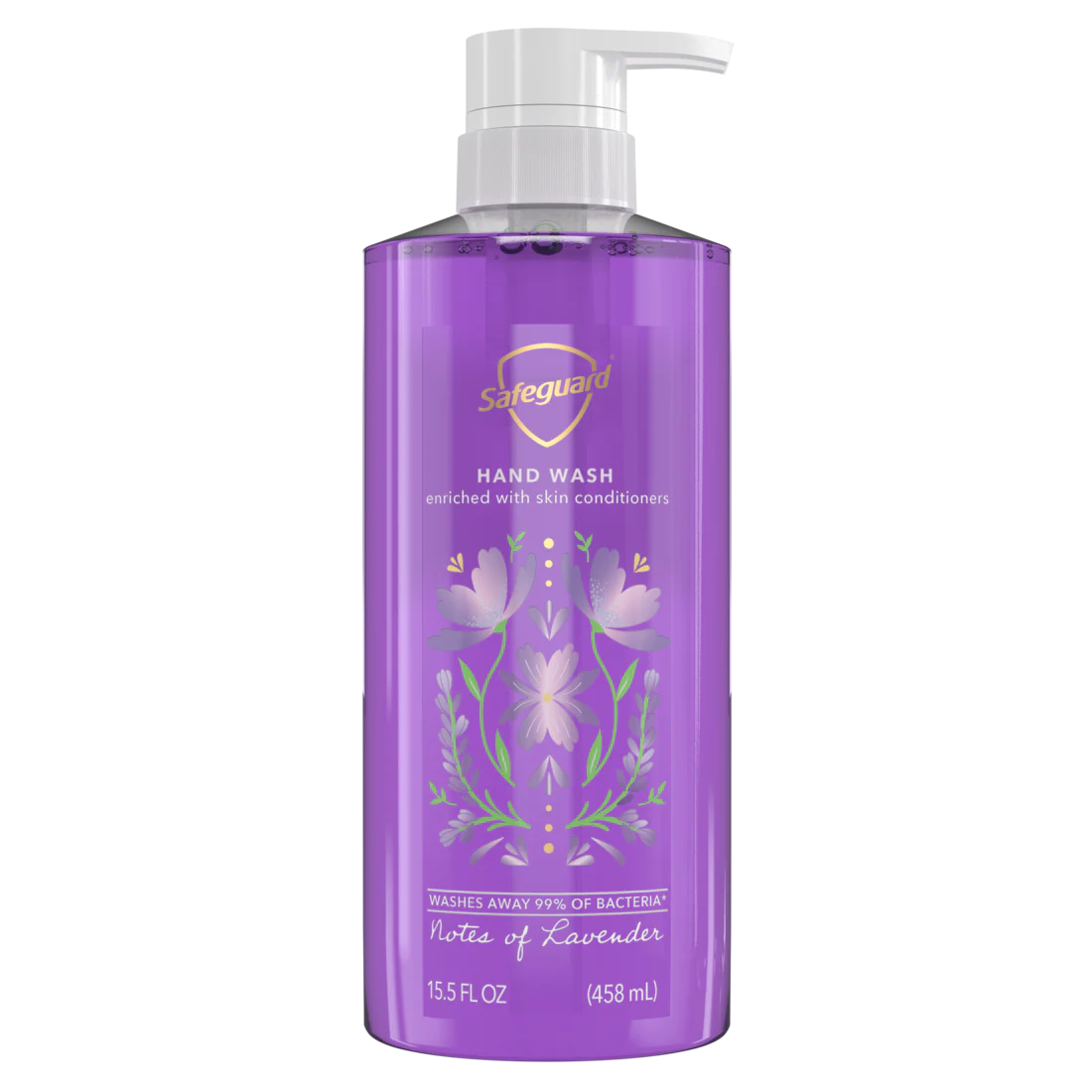 Safeguard Hand Soap Notes Of Lavender - 15.5oz/4pk