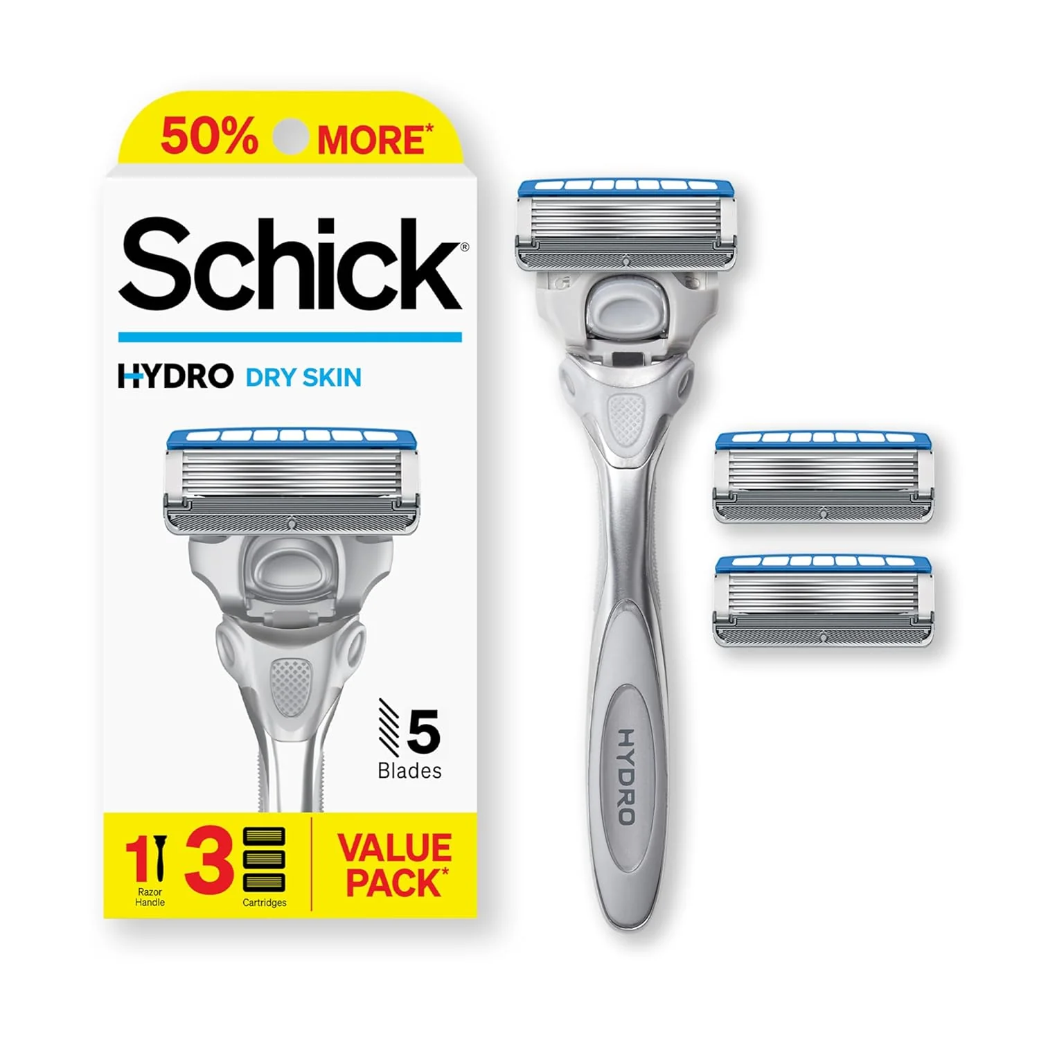 Schick Hydro 5 Dry Skin Razor Kit - 3ct/12pk