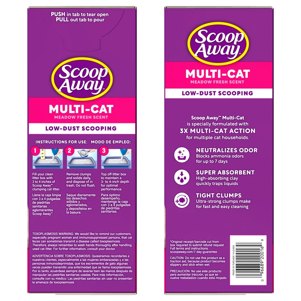 Scoop Away Multi Cat Scented - 14lb/3pk - Image 2