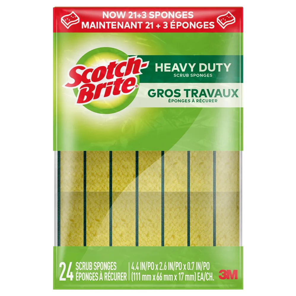 Scotch-Brite Heavy Duty Sponges - 24ct/1pk