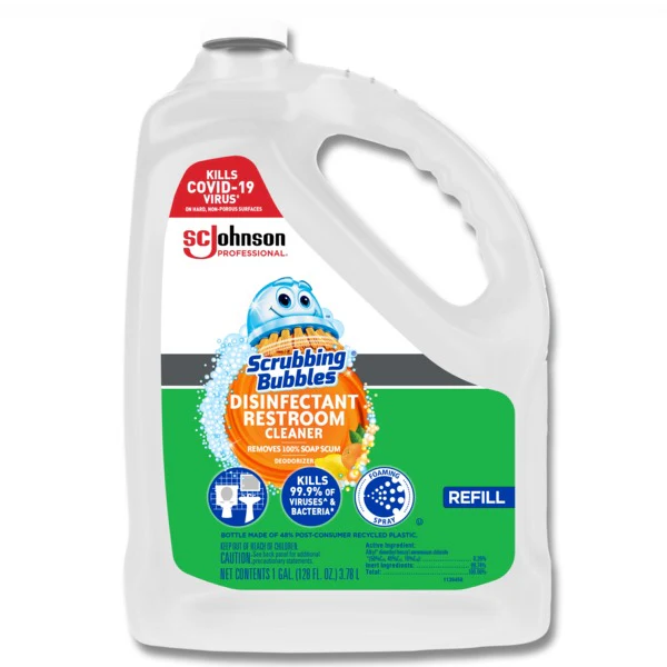 Scrubbing Bubbles Disinfectant Restroom Cleaner - 128oz/4pk