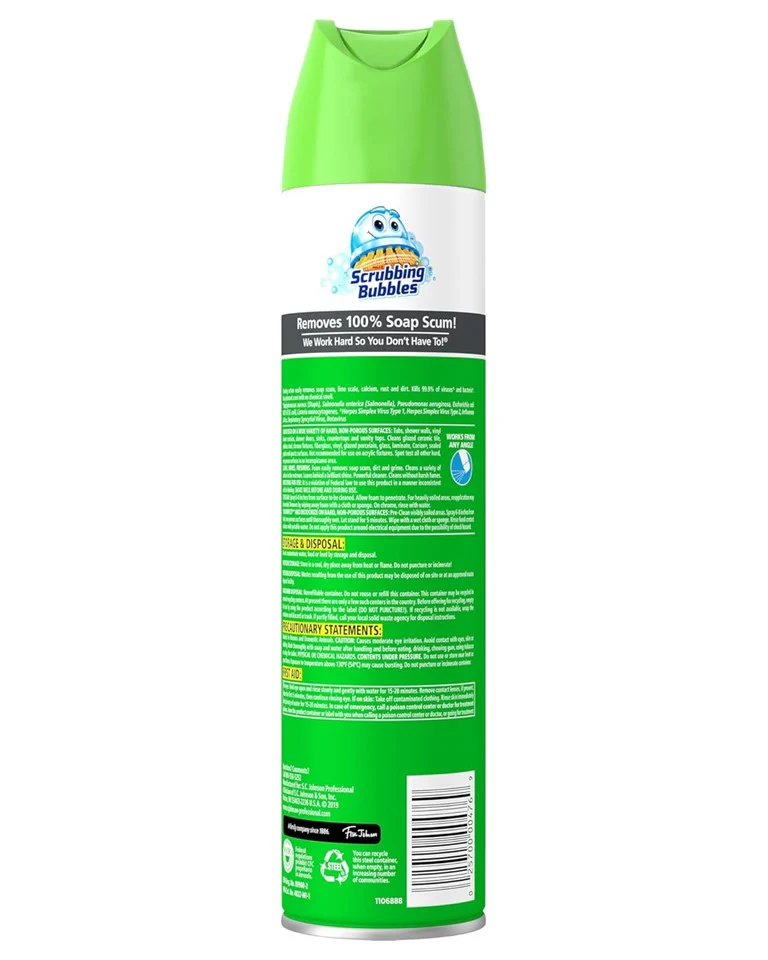 Scrubbing Bubbles Disinfectant Restroom Cleaner Rain Shower Scent - 25oz/12pk - Image 2