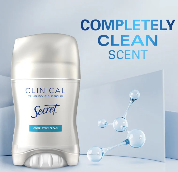 Secret Clinical Strength Invisible Solid Antiperspirant and Deodorant  - 1.6oz/12pk - Image 2