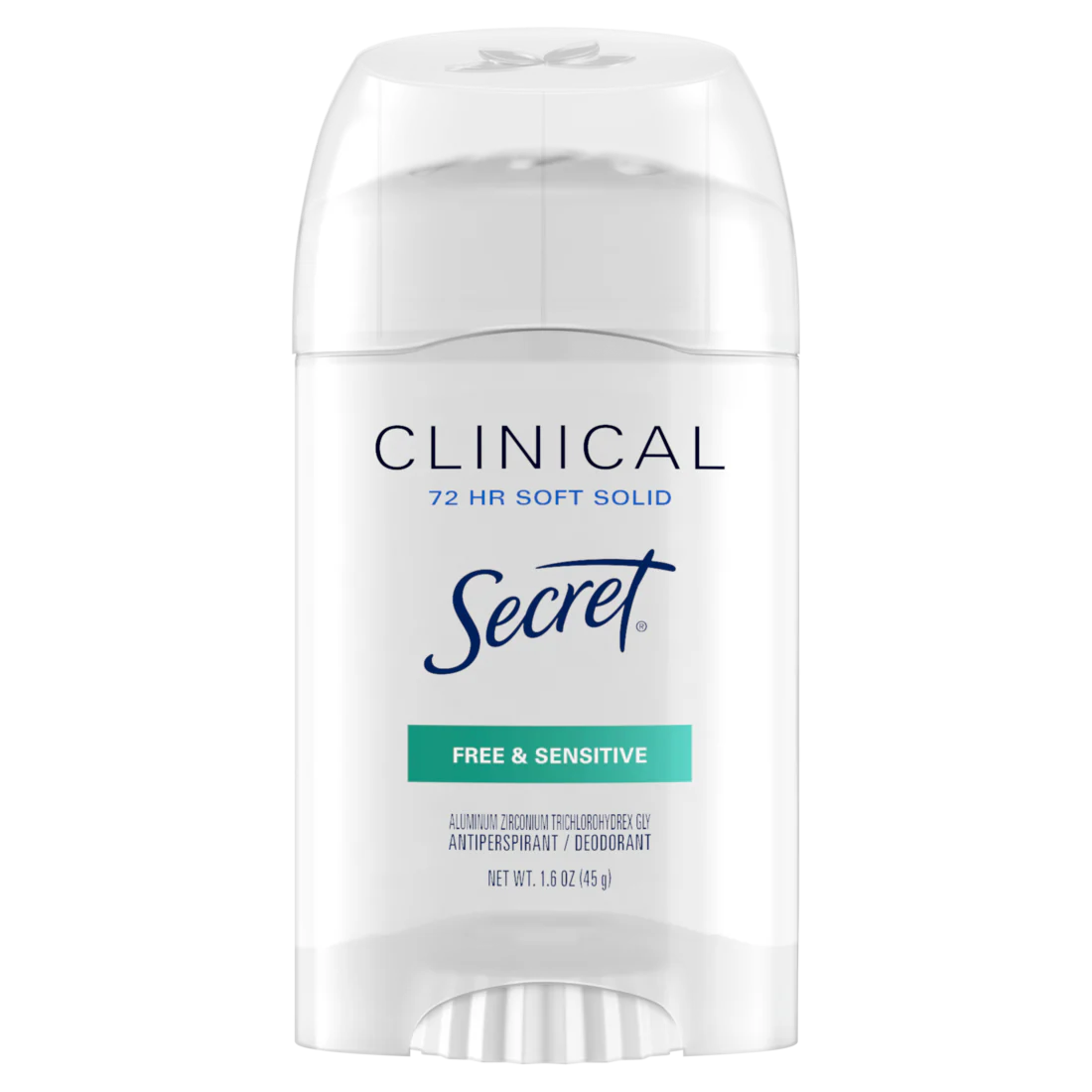 Secret Clinical Antiperspirant Deodorant For Women 100HR Sweat & Odor Protection Hyaluronic Acid Soft Solid Free&Sensitive - 1.6oz/12pk - Image 2