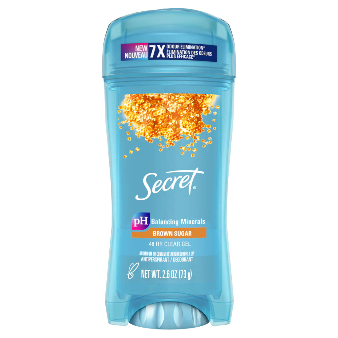 Secret Fresh Clear Gel and Deodorant for Women Brown Sugar - 2.6oz/12pk