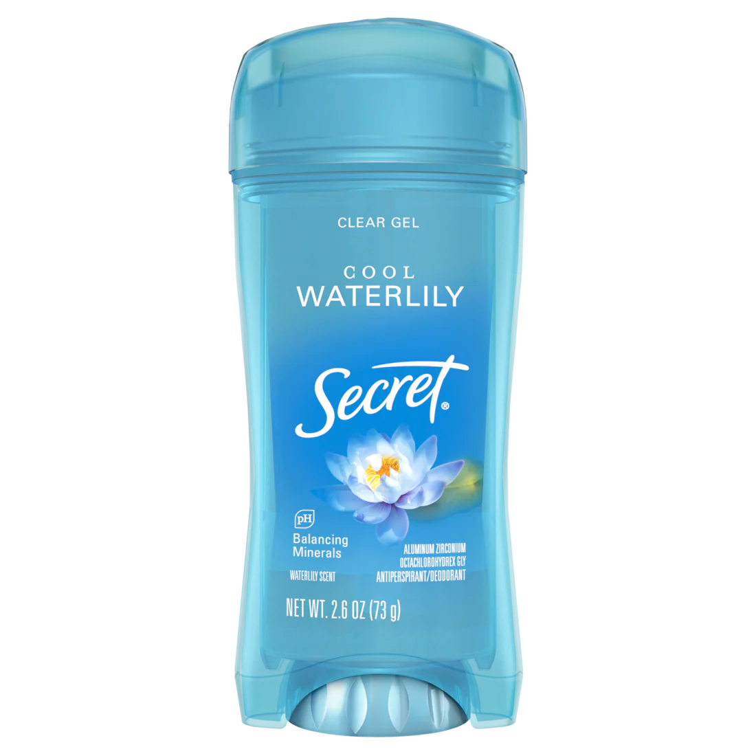 Secret Fresh Clear Gel Antiperspirant And Deodorant For Women Waterlily Scent - 2.6oz/12pk