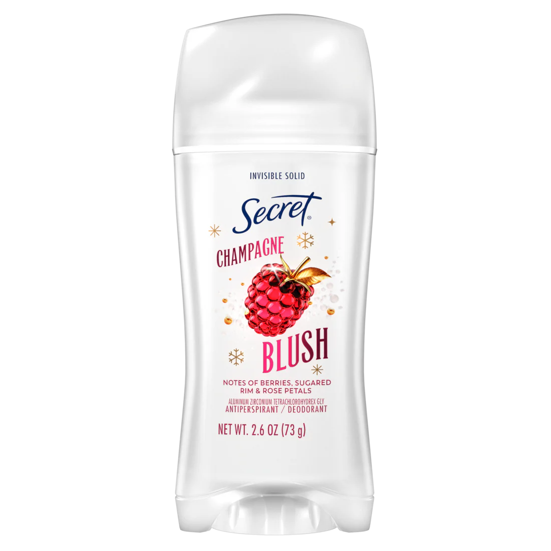 Secret Fresh Invisible Solid Antiperspirant And Deodorant For Women Champagne Blush - 2.6oz/12pk
