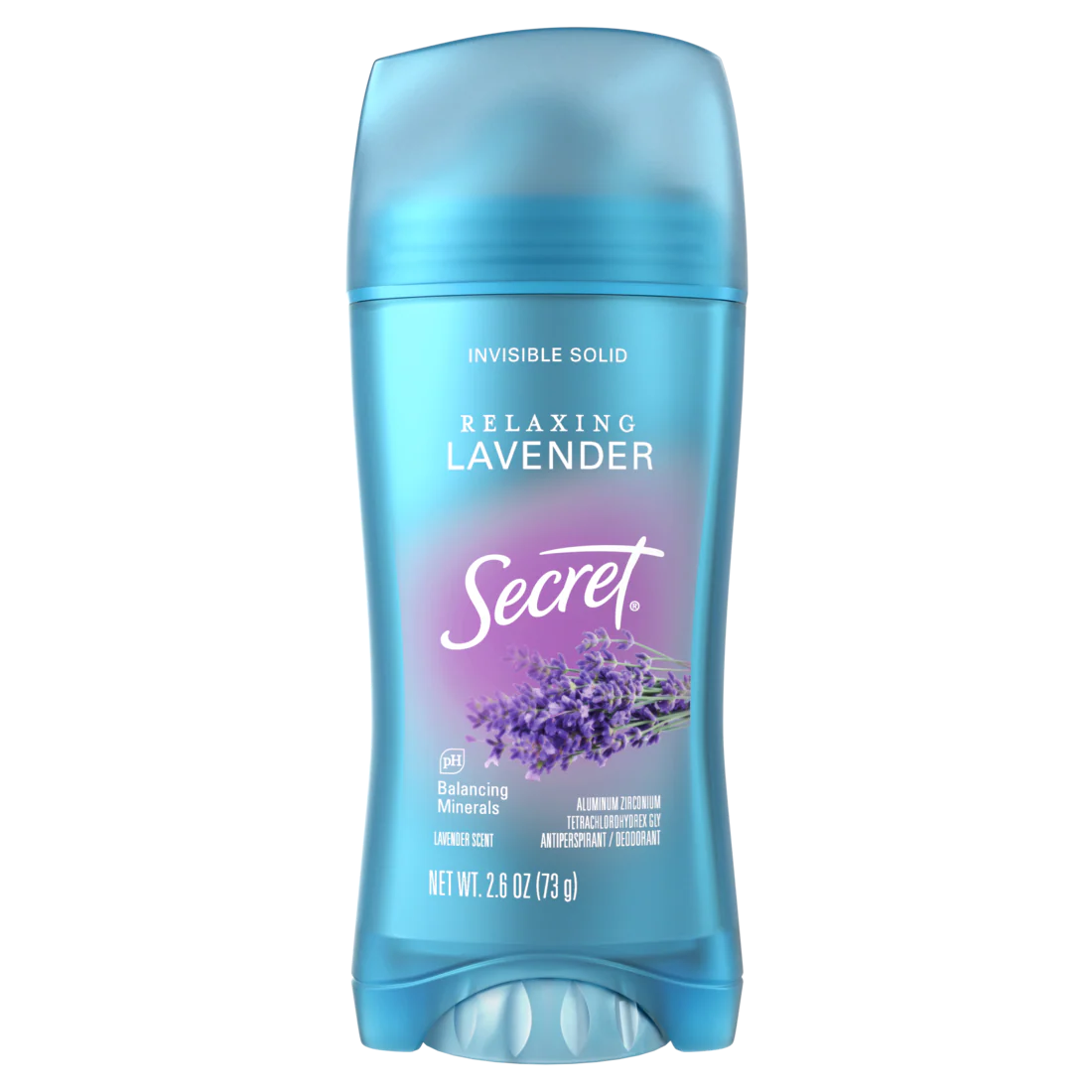 Secret Fresh Invisible Solid Antiperspirant And Deodorant For Women Lavender Scent 2.6 Oz - 2.6oz/12pk
