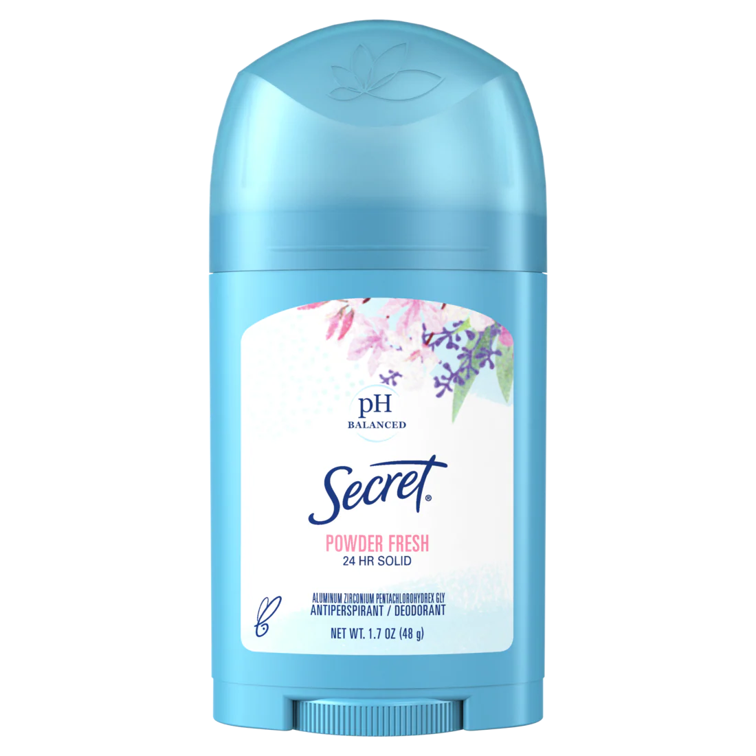 Secret Wide Solid Antiperspirant And Deodorant Powder Fresh - 1.7oz/12pk