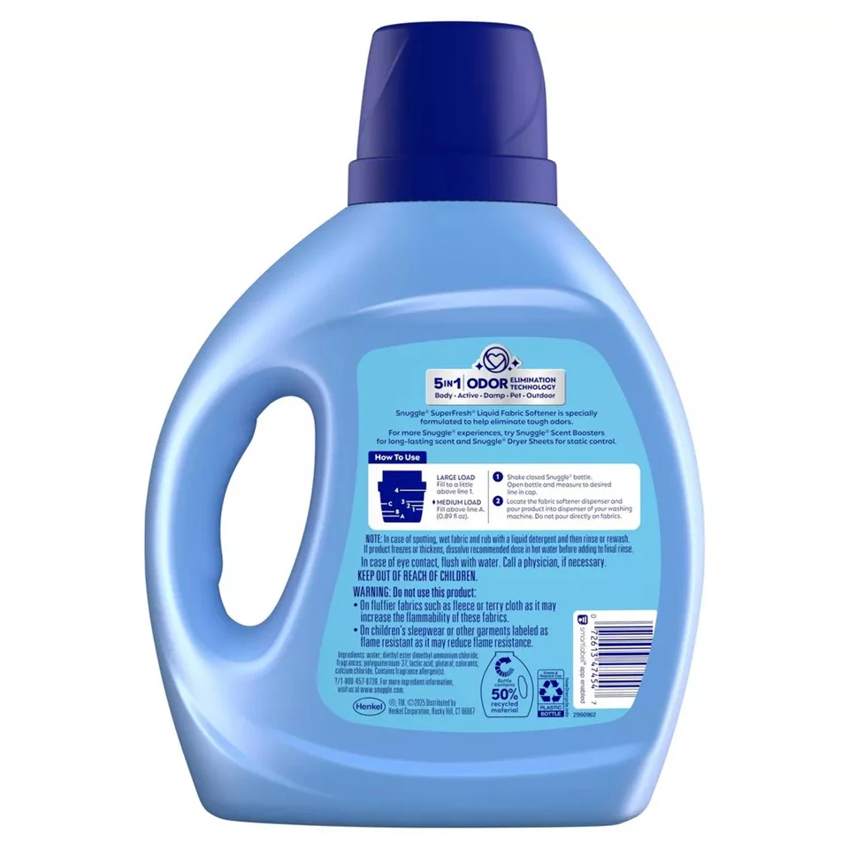 SnuggleSupFresh FabSoft UltLiq Morning Breeze - 66.1oz/6pk - Image 2