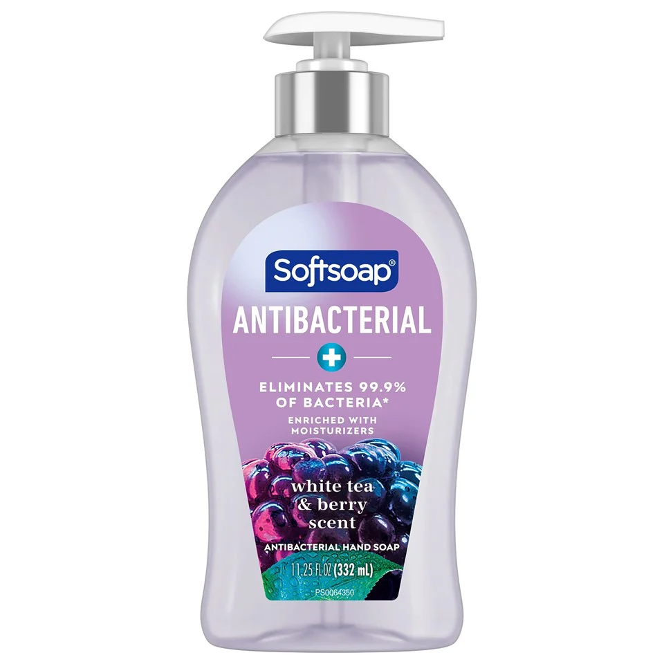 SoftSoap Liquid Hand Soap Pump White Tea & Berry - 11.25oz/6pk