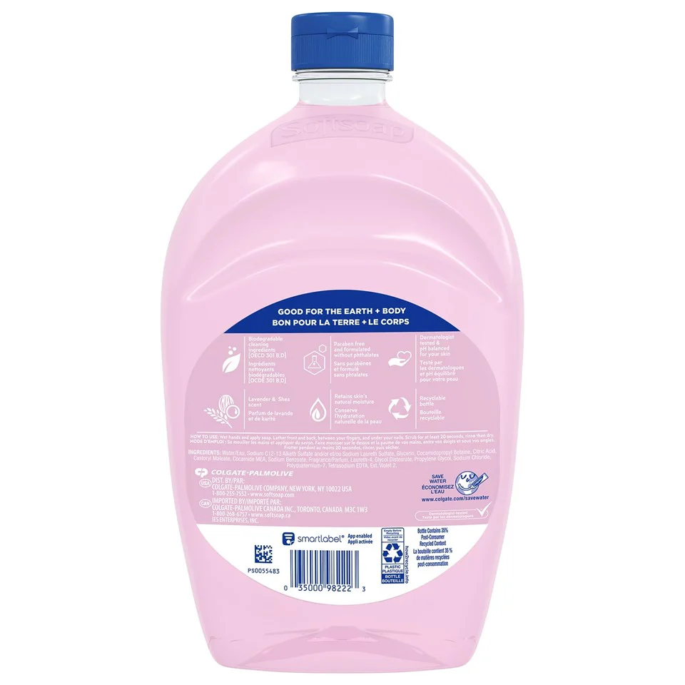 SoftSoap Liquid Hand Soap Refill Lavender & Shea - 50oz/6pk - Image 2