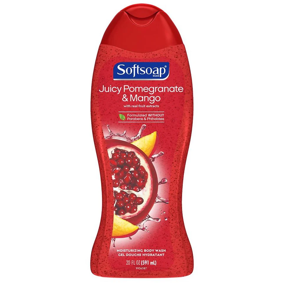 SoftSoap Moisturizing Body Wash Juicy Pomegranate & Mango - 20oz/4pk