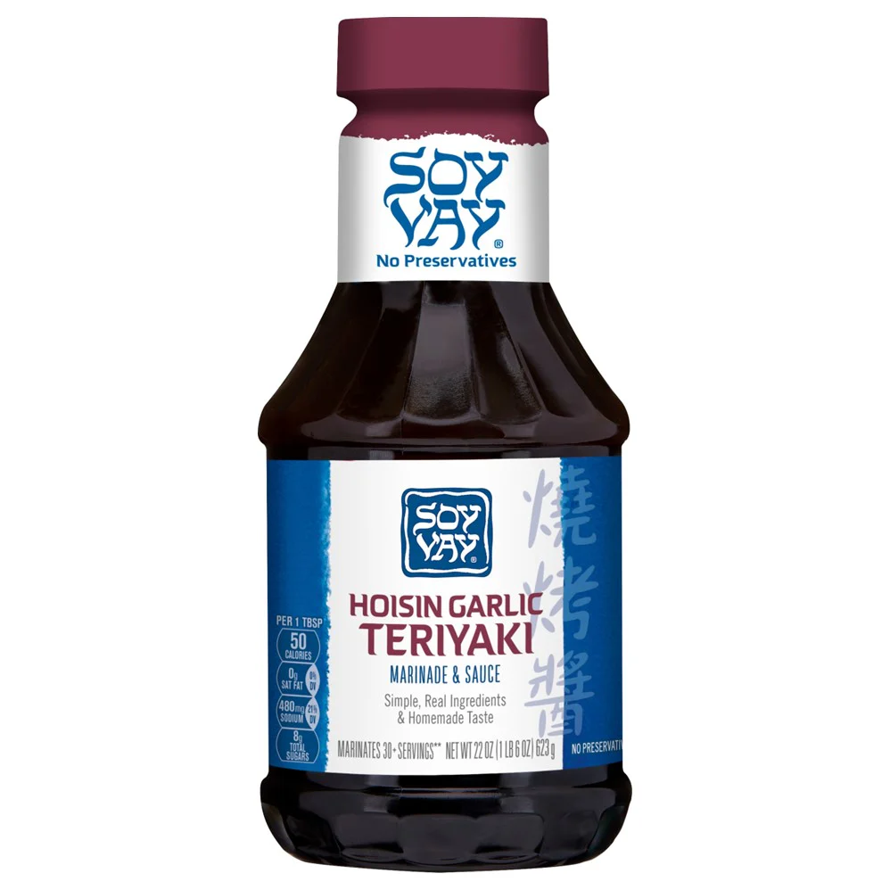Soy Vay Glaze & Marinade Hoisin Garlic Asian - 22oz/6pk