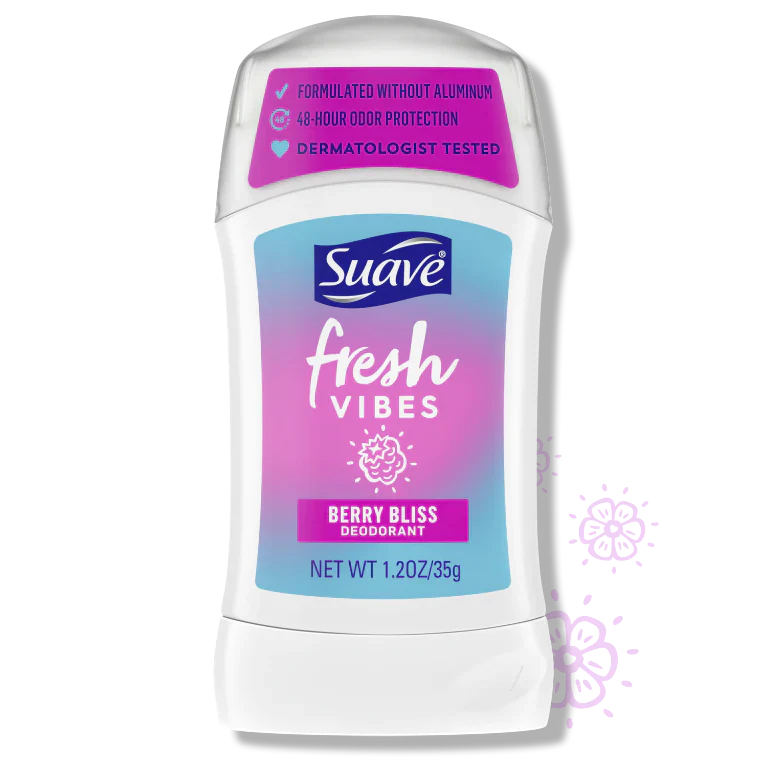 Suave Aluminum-Free Deodorant Berry - 1.2oz/12pk